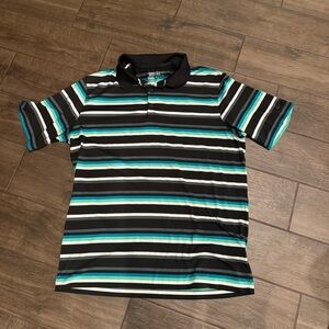 Nike  Golf Mobility Stripe Tour Performance Men's S Polo Shirt.